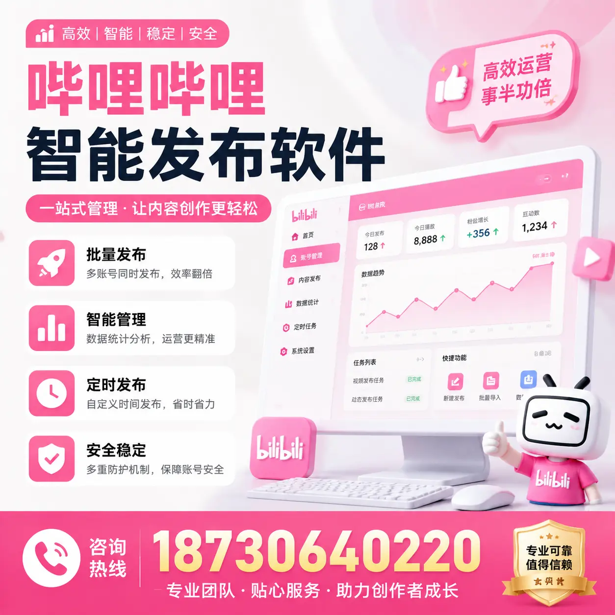 如何评估哔哩哔哩智能发布软件的ROI？琼海 企业必读