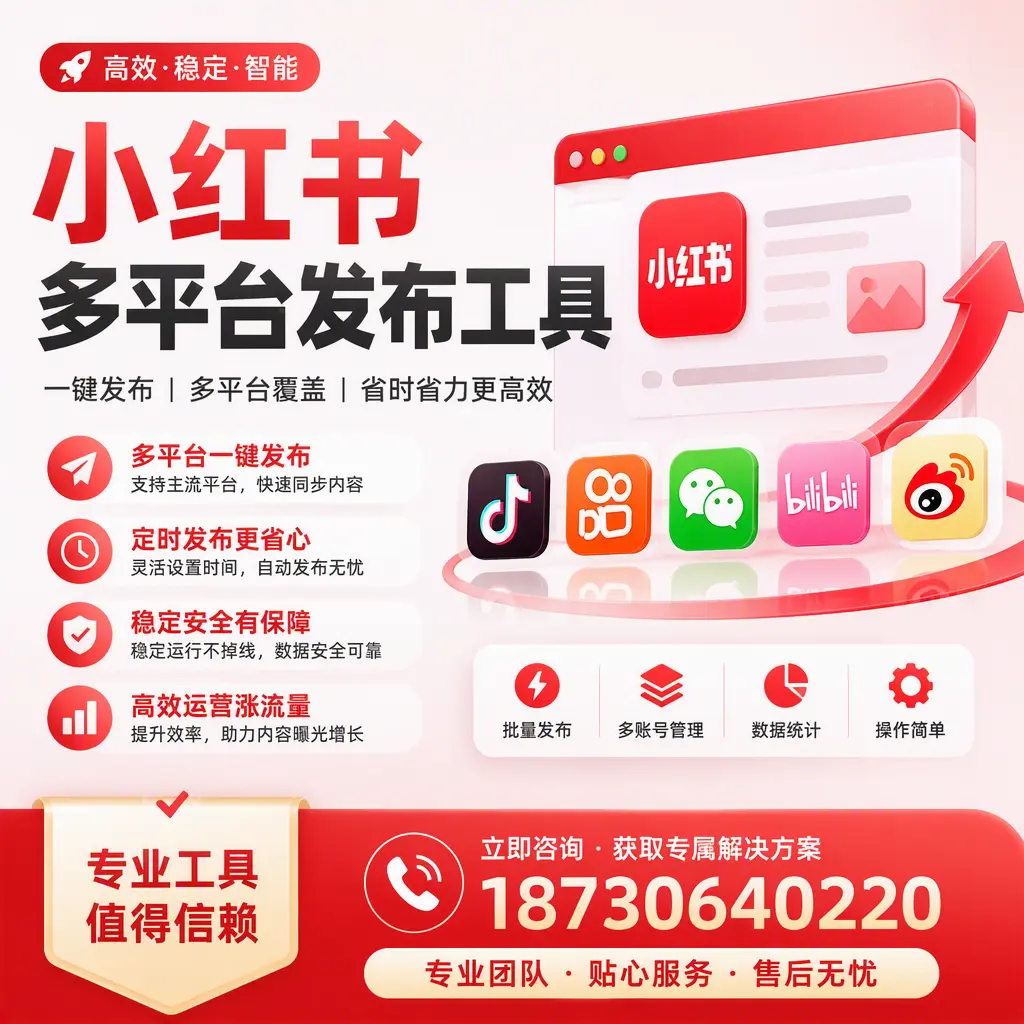 在 琼海 小红书多平台发布工具的市场前景分析